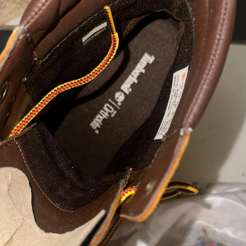 Timberland Women's Brown Lace-Up Boots - Picture 4 of 5